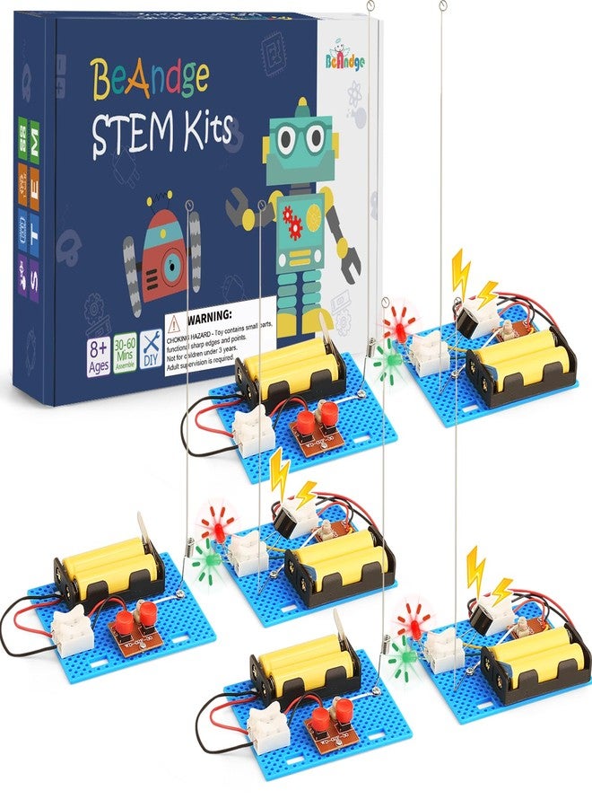 BeAndge 3 Set Telegraph STEM Kits Bulk, Science Kits for Kids Age 8-12, Engineering STEM Building Toys for Boys Ages 8-13, Crafts for Boys Girls 8-10, Build A Coding Robot 10-12 - Image 1